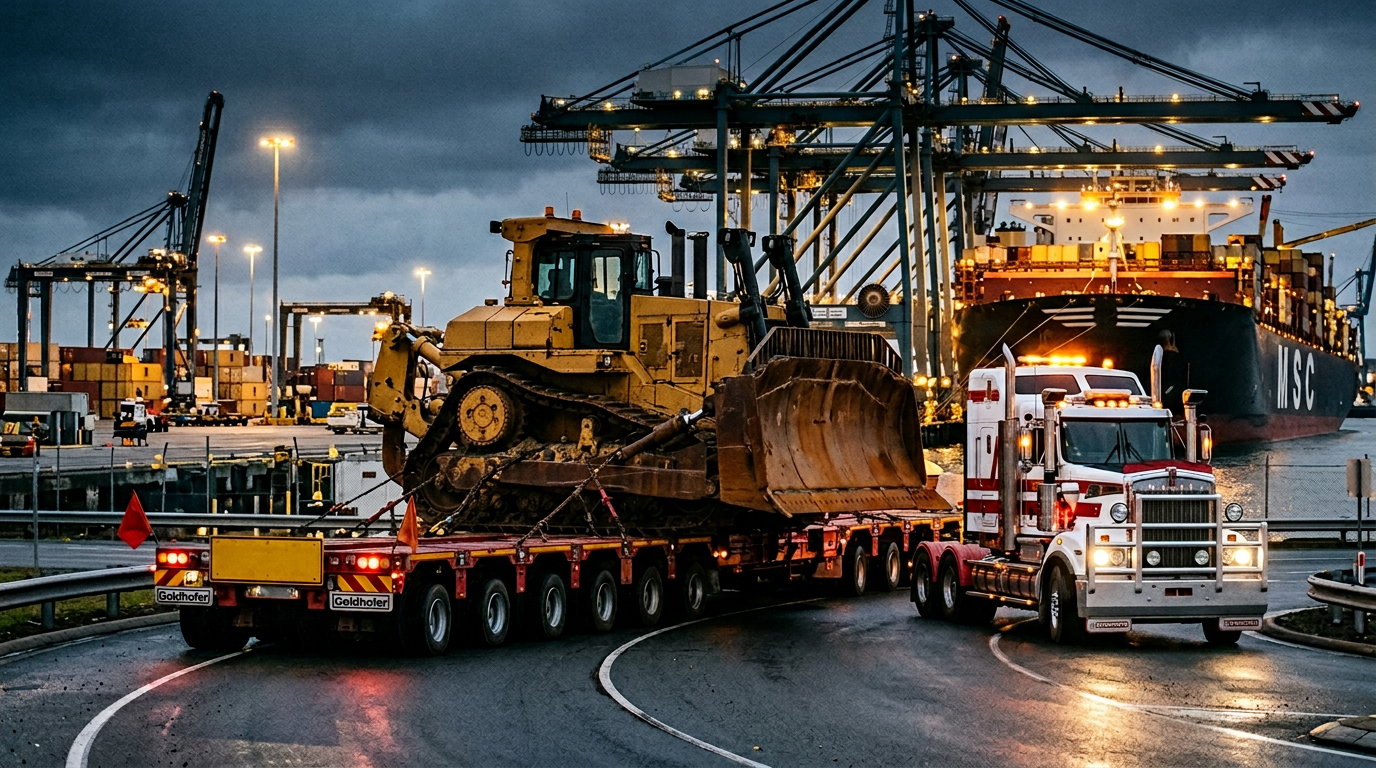Heavy machinery transport